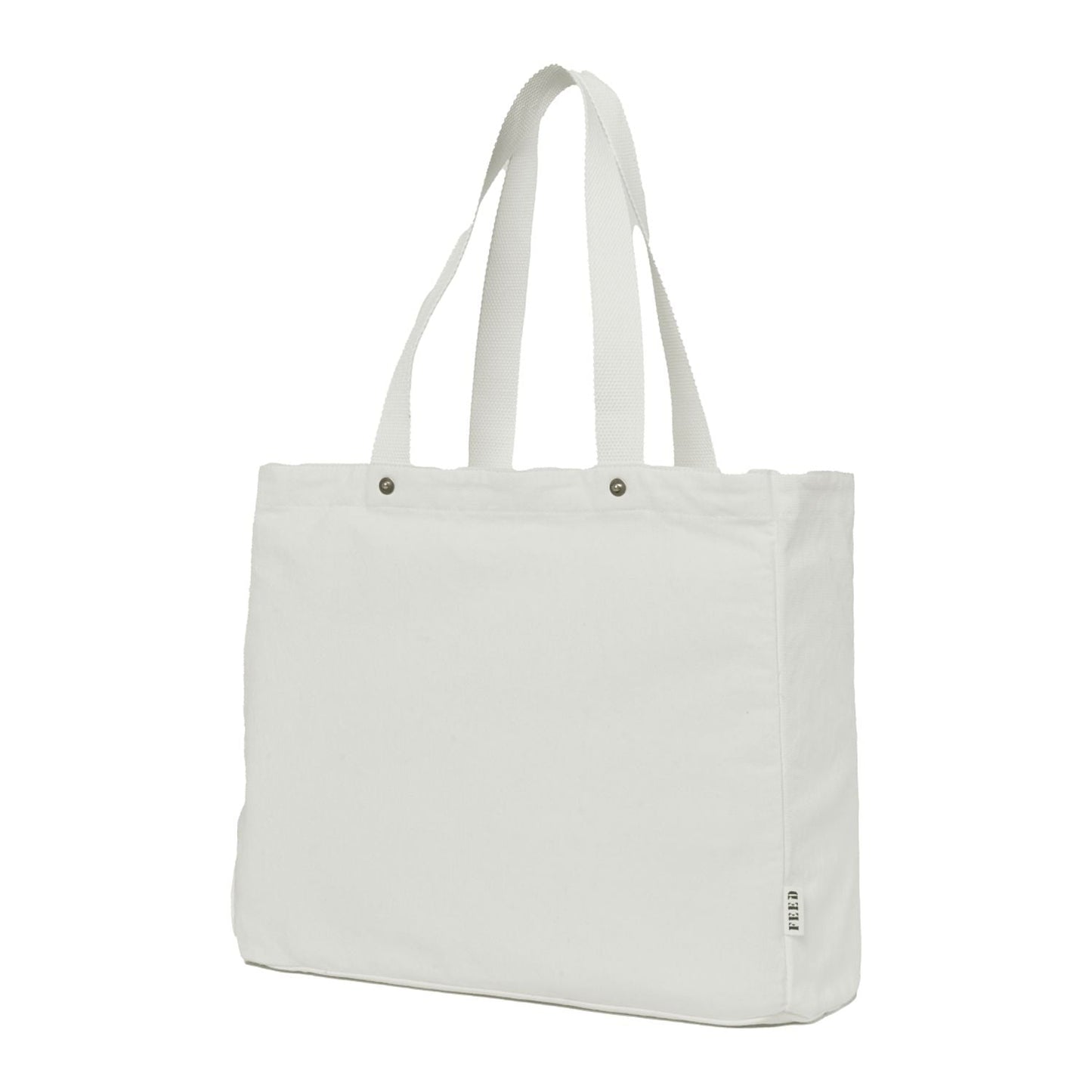 FEED Bags One Size / White FEED - Organic Cotton Rivet Tote