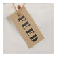 FEED Bags One Size / White FEED - Organic Cotton Rivet Tote