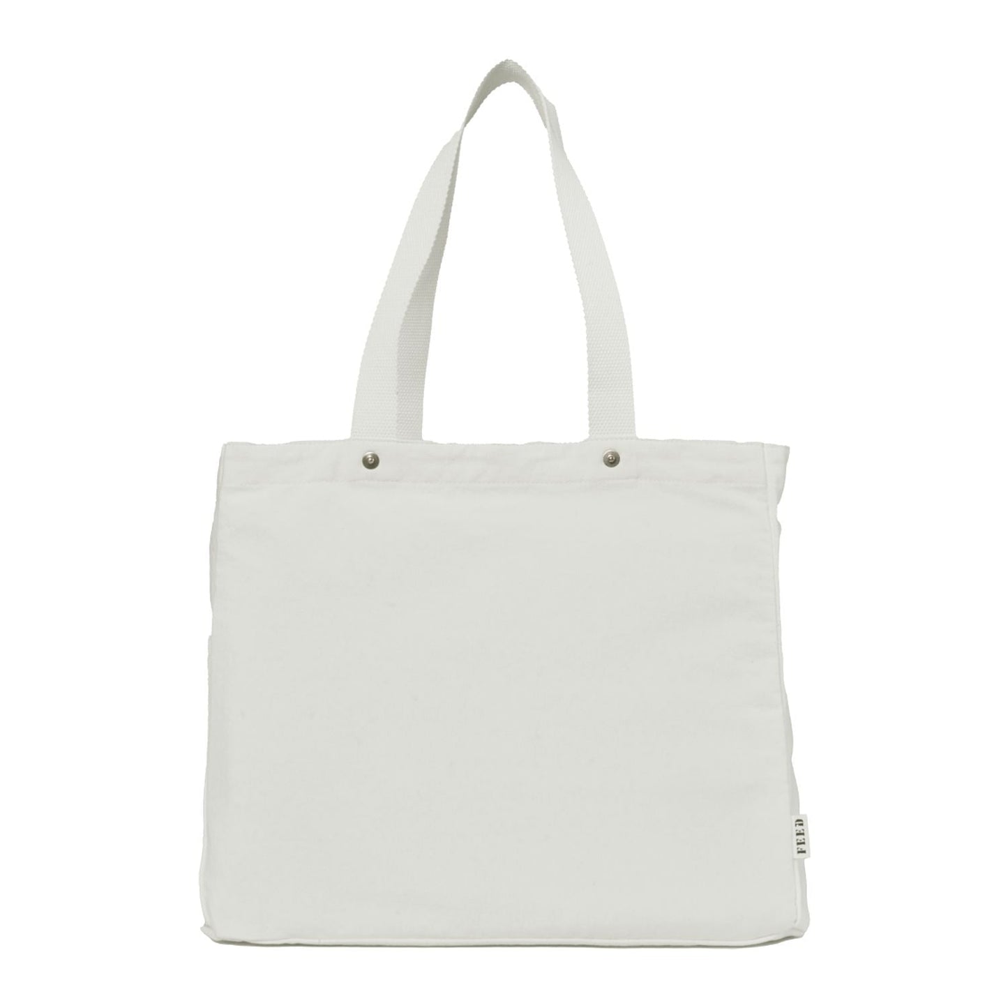 FEED Bags One Size / White FEED - Organic Cotton Rivet Tote