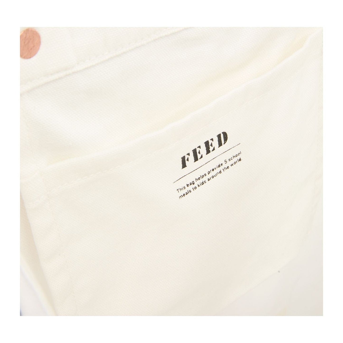 FEED Bags One Size / White FEED - Organic Cotton Rivet Tote