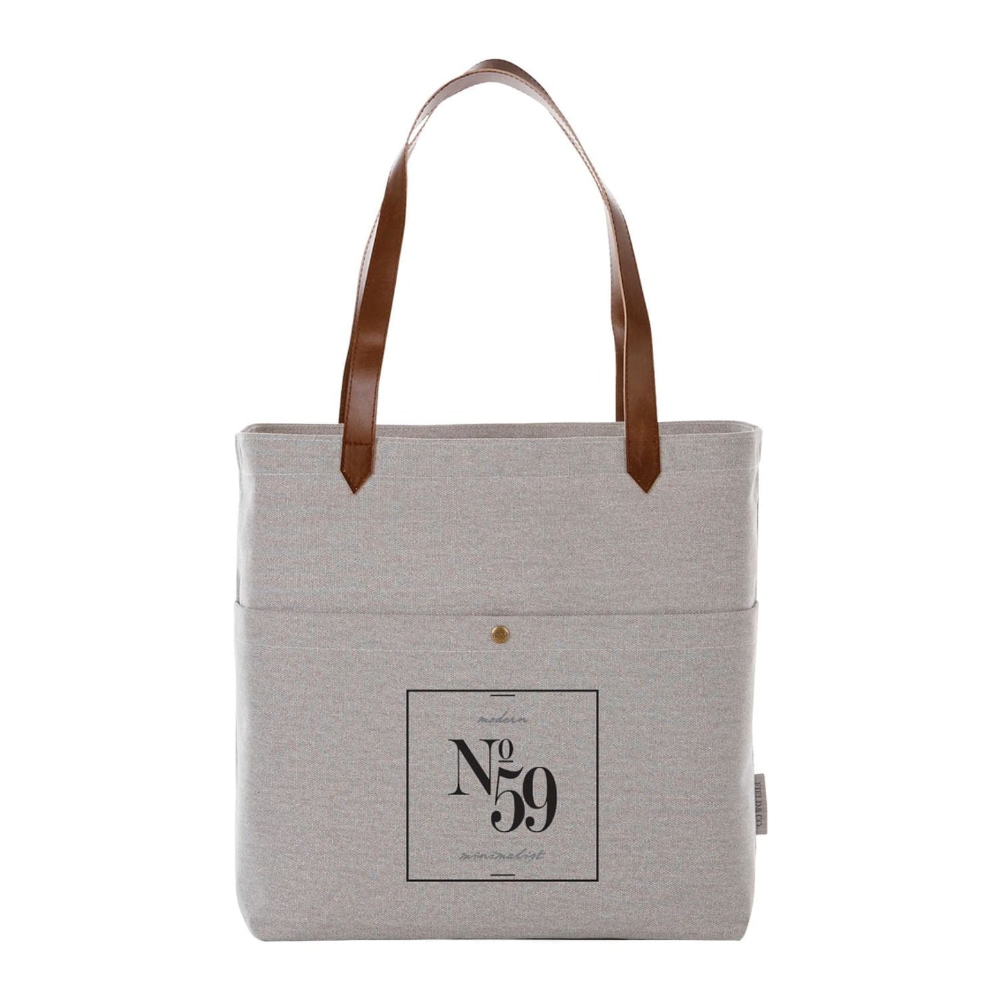 Field & Co Accessories Grey / One Size Field & Co. - Cotton Canvas Book Tote