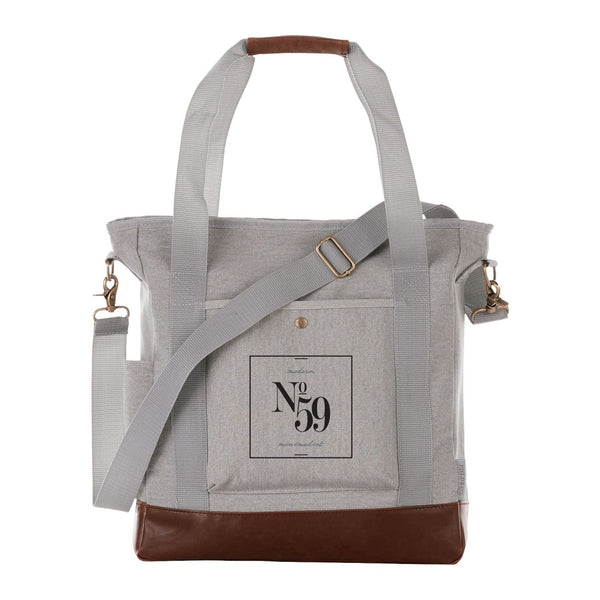 Field & Co Accessories Grey / One Size Field & Co. - Cotton Canvas Commuter Tote