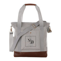Field & Co Accessories Grey / One Size Field & Co. - Cotton Canvas Commuter Tote