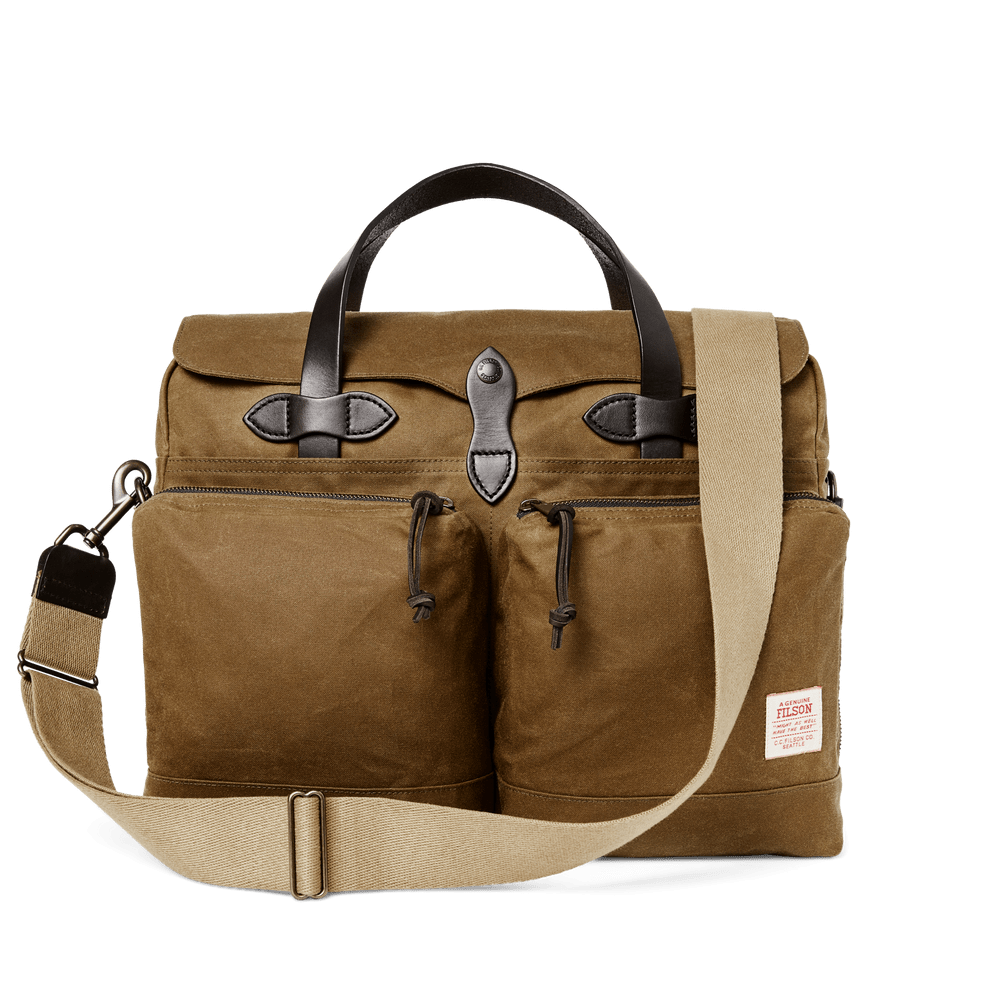 Filson Bags 18L / Dark Tan Filson - 24-Hour Tin Cloth Briefcase
