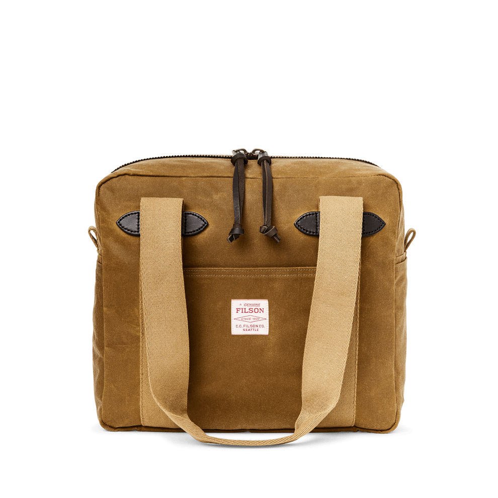 Filson Bags 25L / Dark Tan Filson - Tin Cloth Zipper Tote Bag