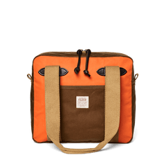 Filson Bags 25L / Dark Tan/Flame Filson - Tin Cloth Zipper Tote Bag