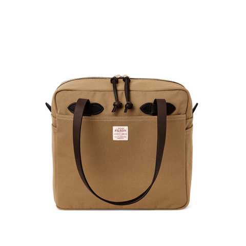 バッグ FILSON RUGGED TWILL TOTE BAG WITH ZIPPER Filson Rugged Twill Tote Bag with Zipper - The Brooks Review