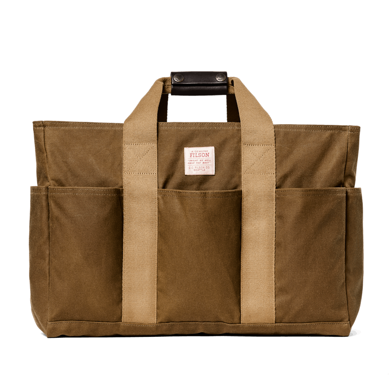 Filson Bags 35L / Dark Tan Filson - Tin Cloth Open Supply Tote