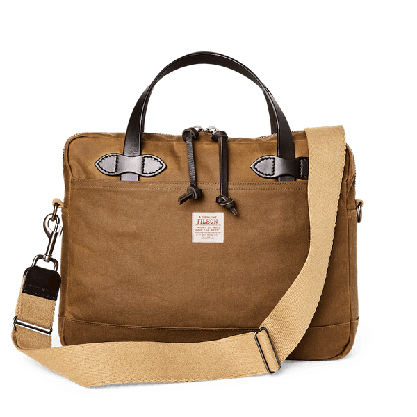 Filson Bags 9L / Dark Tan Filson - Ripstop Tin Cloth Compact Briefcase