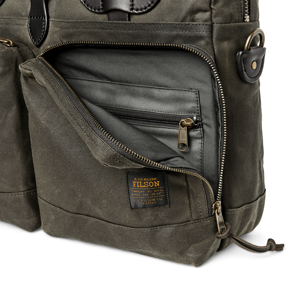 Filson - 24-Hour Tin Cloth Briefcase – Threadfellows Filson - 24-Hour Tin Cloth Briefcase – Threadfellows