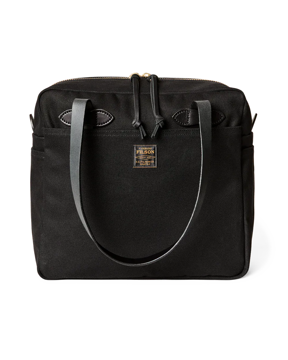 Filson Bags One Size / Black Filson - Rugged Twill Tote Bag w/ Zipper