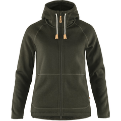 Fjällräven Fleece XXS / Deep Forest FJÄLLRÄVEN - Women's Övik Fleece Hoodie