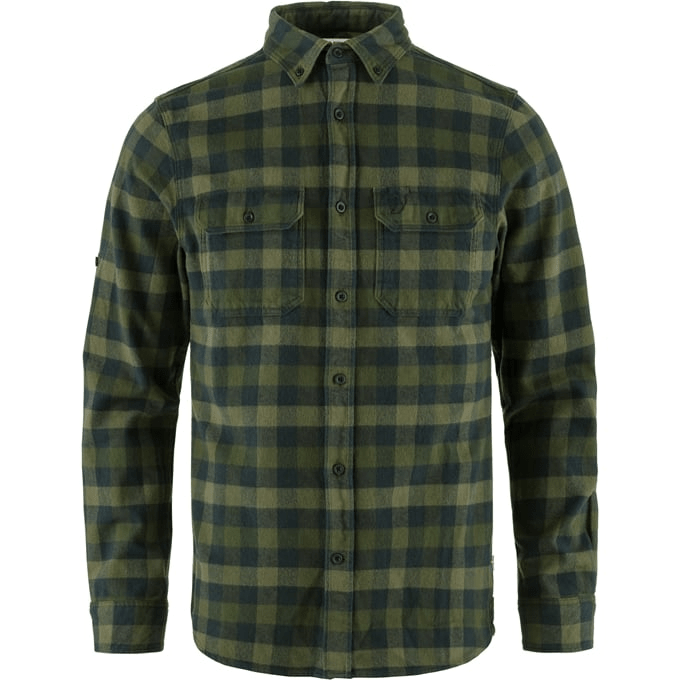 Fjallraven G-1000 Wool Flannel Lumberjack deals Granit Shirt Brown/Olive Size Medium