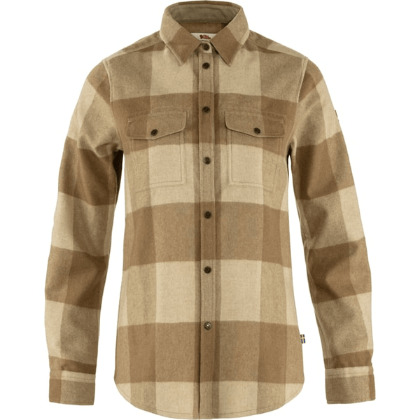 Fjällräven Woven Shirts XXS / Buckwheat Brown-Light Beige FJÄLLRÄVEN - Women's Canada Shirt