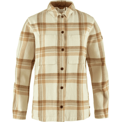 Fjällräven Woven Shirts XXS / Chalk White-Dune Beige FJÄLLRÄVEN - Women's Singi Flannel Overshirt