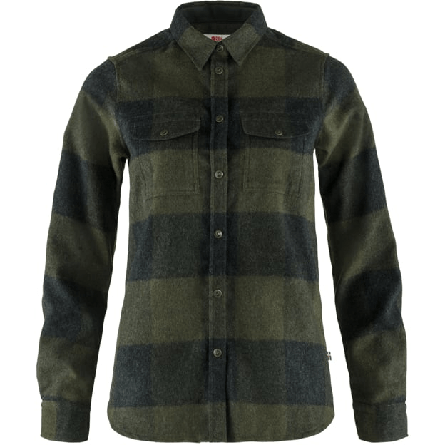 Fjällräven Woven Shirts XXS / Deep Forest-Dark Grey FJÄLLRÄVEN - Women's Canada Shirt