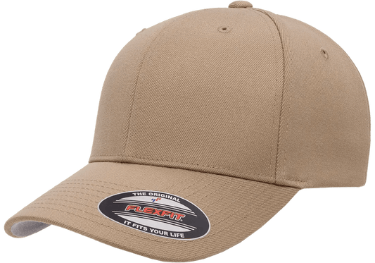Flexfit Headwear S/M / Khaki Flexfit - Premium Wool Blend Cap