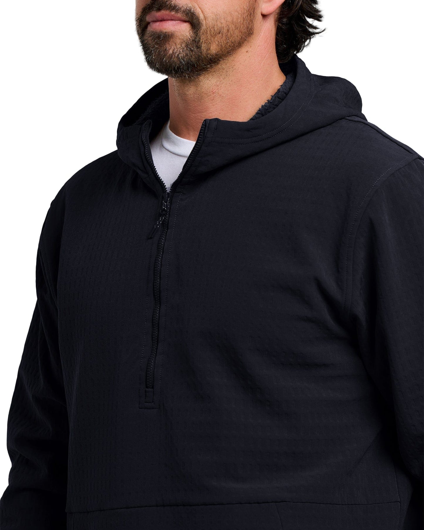 Free Fly Outerwear Free Fly - Men's Gridback Fleece Anorak Hoodie