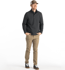 Free Fly Outerwear Free Fly - Men's Gridback Fleece Snap Pullover