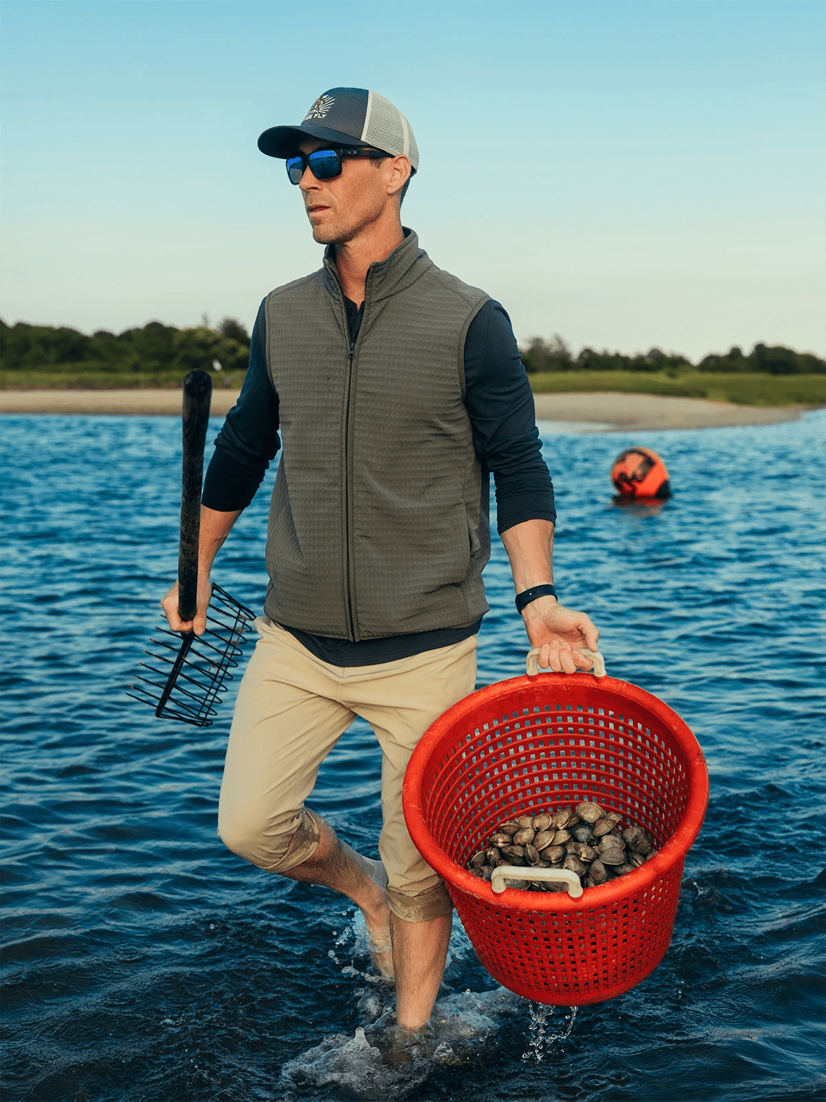 Free Fly Outerwear Free Fly - Men's Gridback Fleece Vest