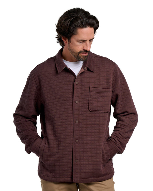 Free Fly Outerwear S / Chestnut Free Fly - Men's Downvalley Overshirt