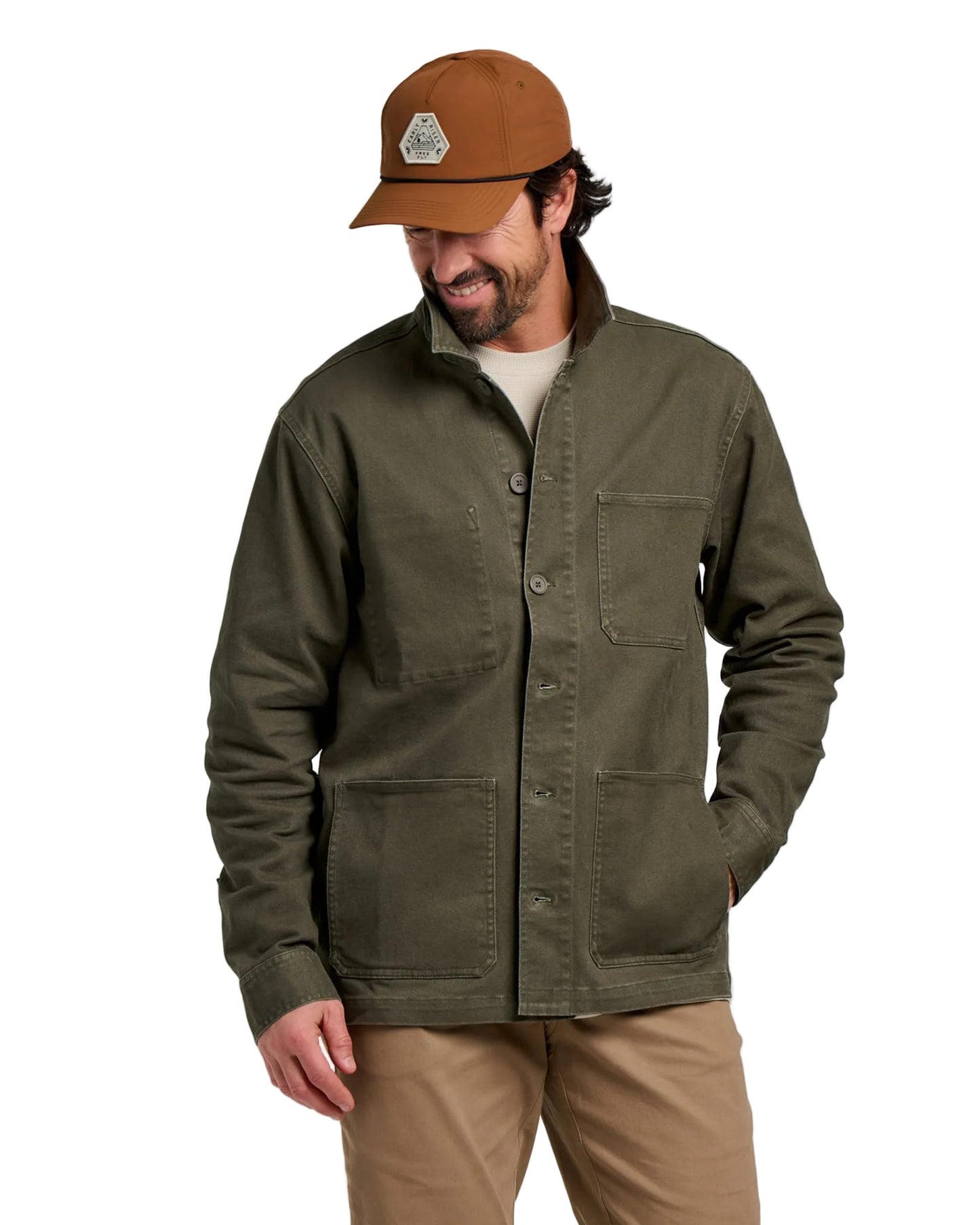 Free Fly Outerwear S / Dark Forest Free Fly - Men's Folly Twill Chore Coat