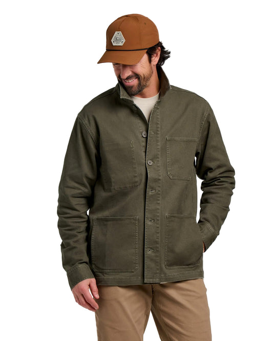 Free Fly Outerwear S / Dark Forest Free Fly - Men's Folly Twill Chore Coat