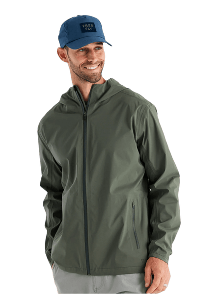 Free Fly Outerwear S / Dark Olive Free Fly - Men's Cloudshield Rain Jacket