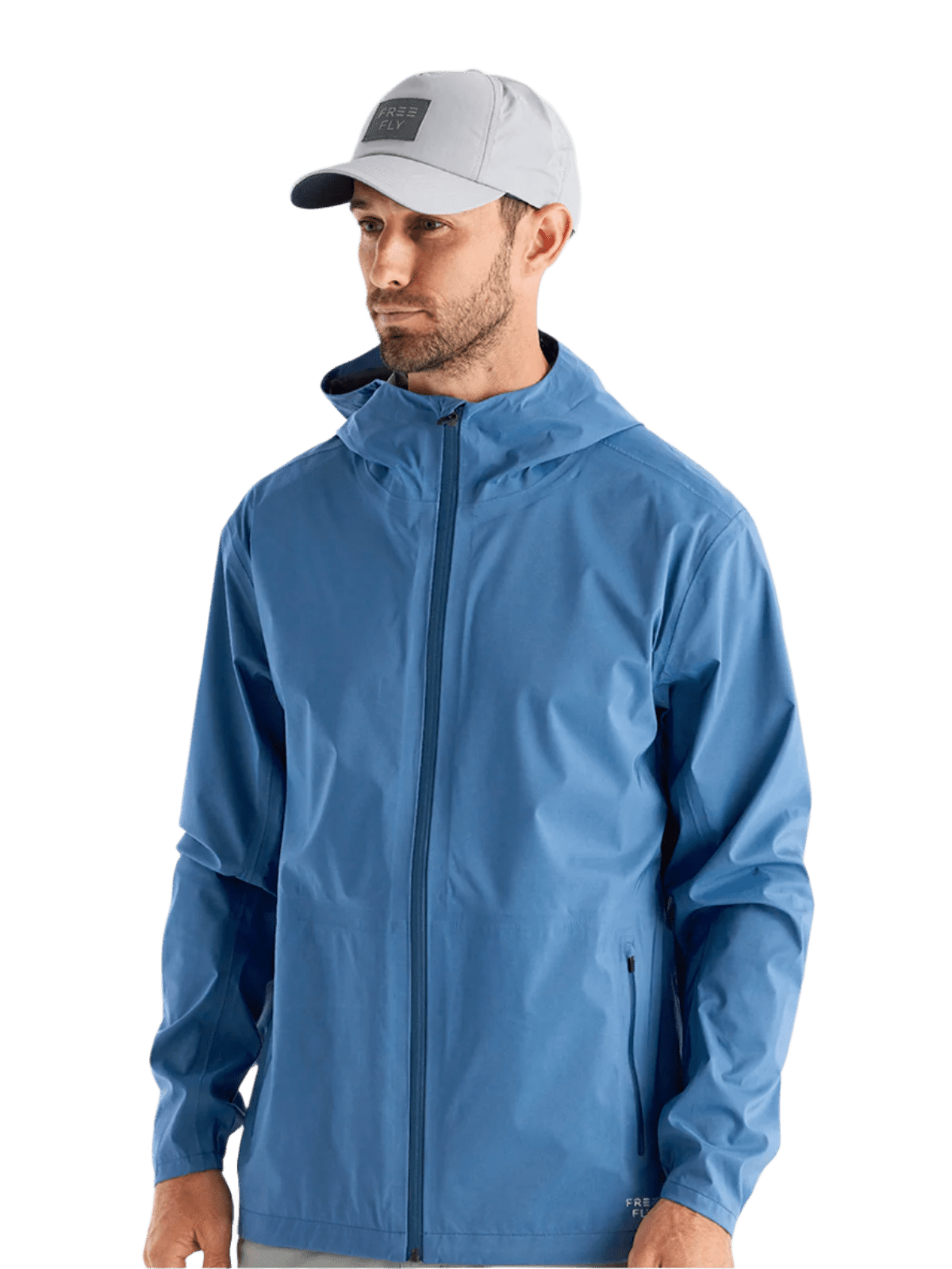 Free Fly Outerwear S / Heron Blue Free Fly - Men's Cloudshield Rain Jacket