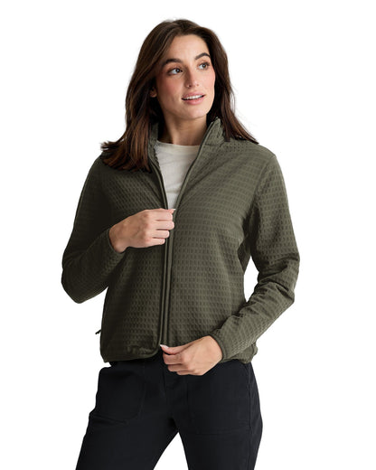 Free Fly Outerwear XS / Dark Forest Free Fly - Women's Gridback Fleece Jacket