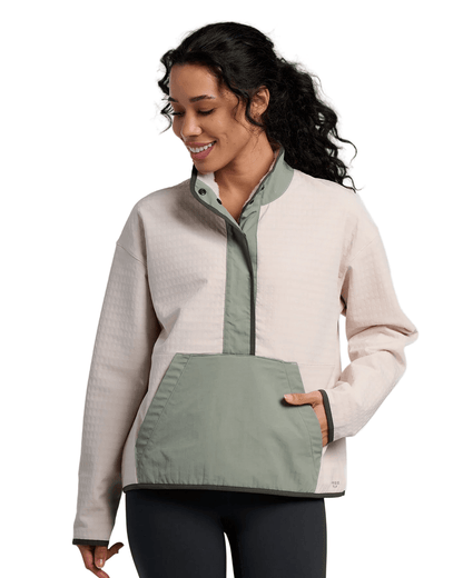 Free Fly Outerwear XS / Forest Free Fly - Women's Gridback Fleece Snap Pullover