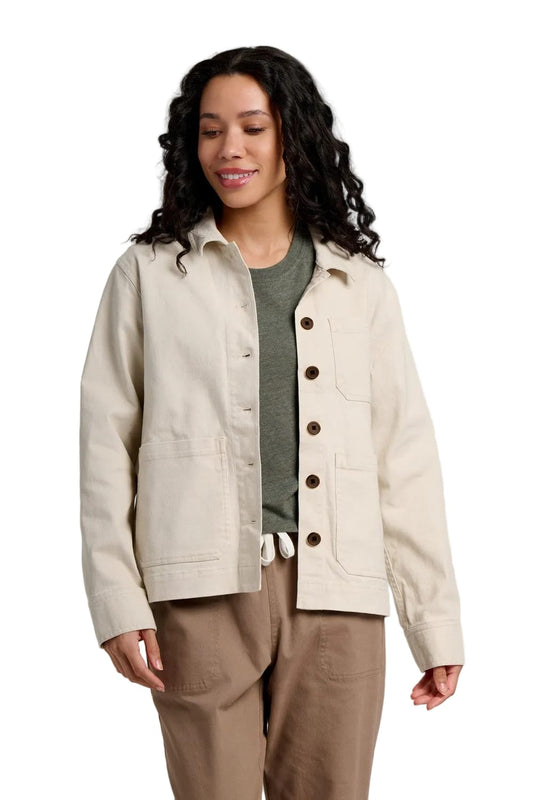 Free Fly Outerwear XS / Stone Free Fly - Women's Folly Twill Chore Coat