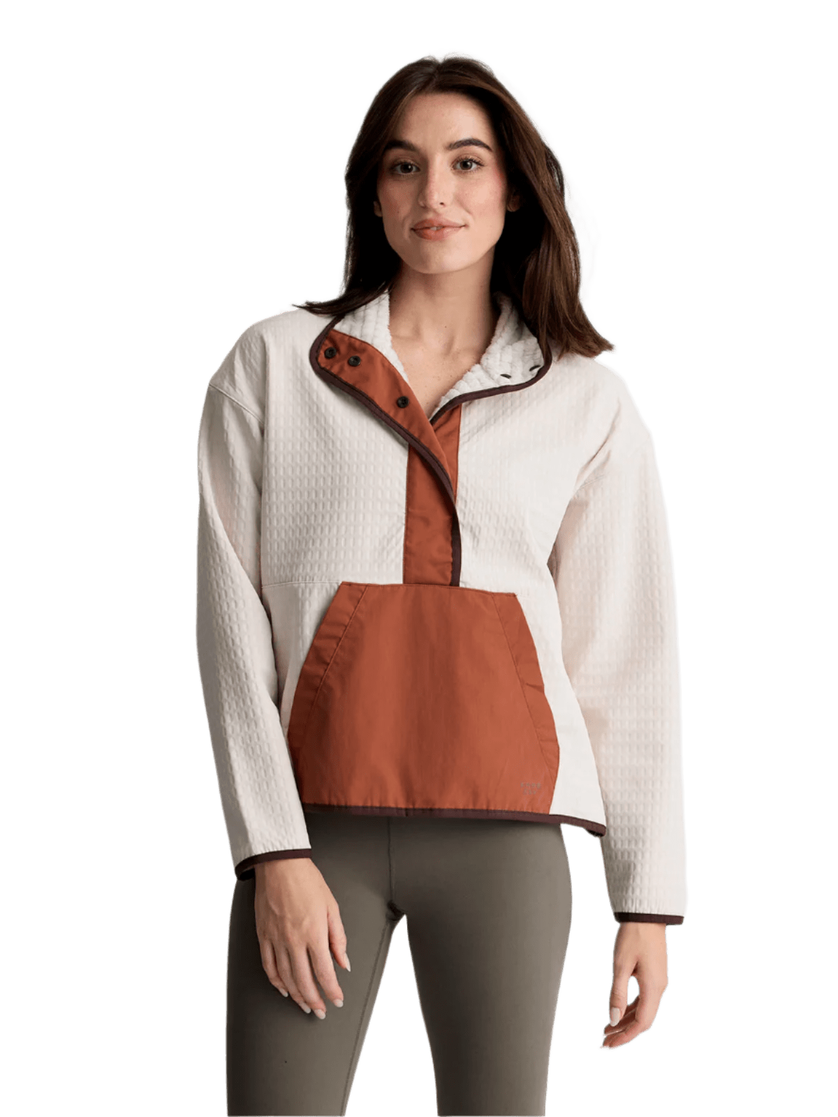 Free Fly Outerwear XS / Stone Free Fly - Women's Gridback Fleece Snap Pullover