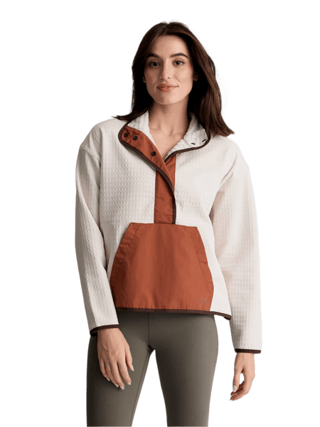 Free Fly Outerwear XS / Stone Free Fly - Women's Gridback Fleece Snap Pullover