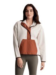 Free Fly Outerwear XS / Stone Free Fly - Women's Gridback Fleece Snap Pullover