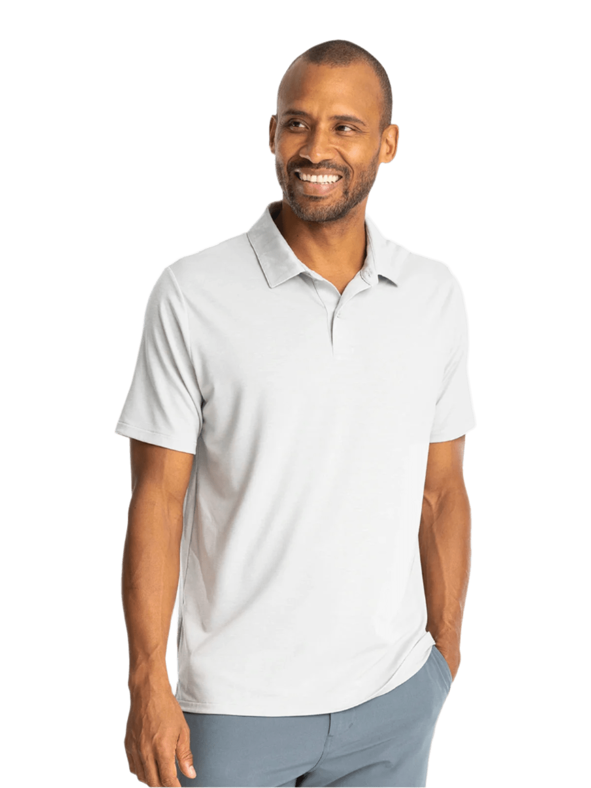 Free Fly Polos S / Aspen Grey Free Fly - Men's Elevate Polo