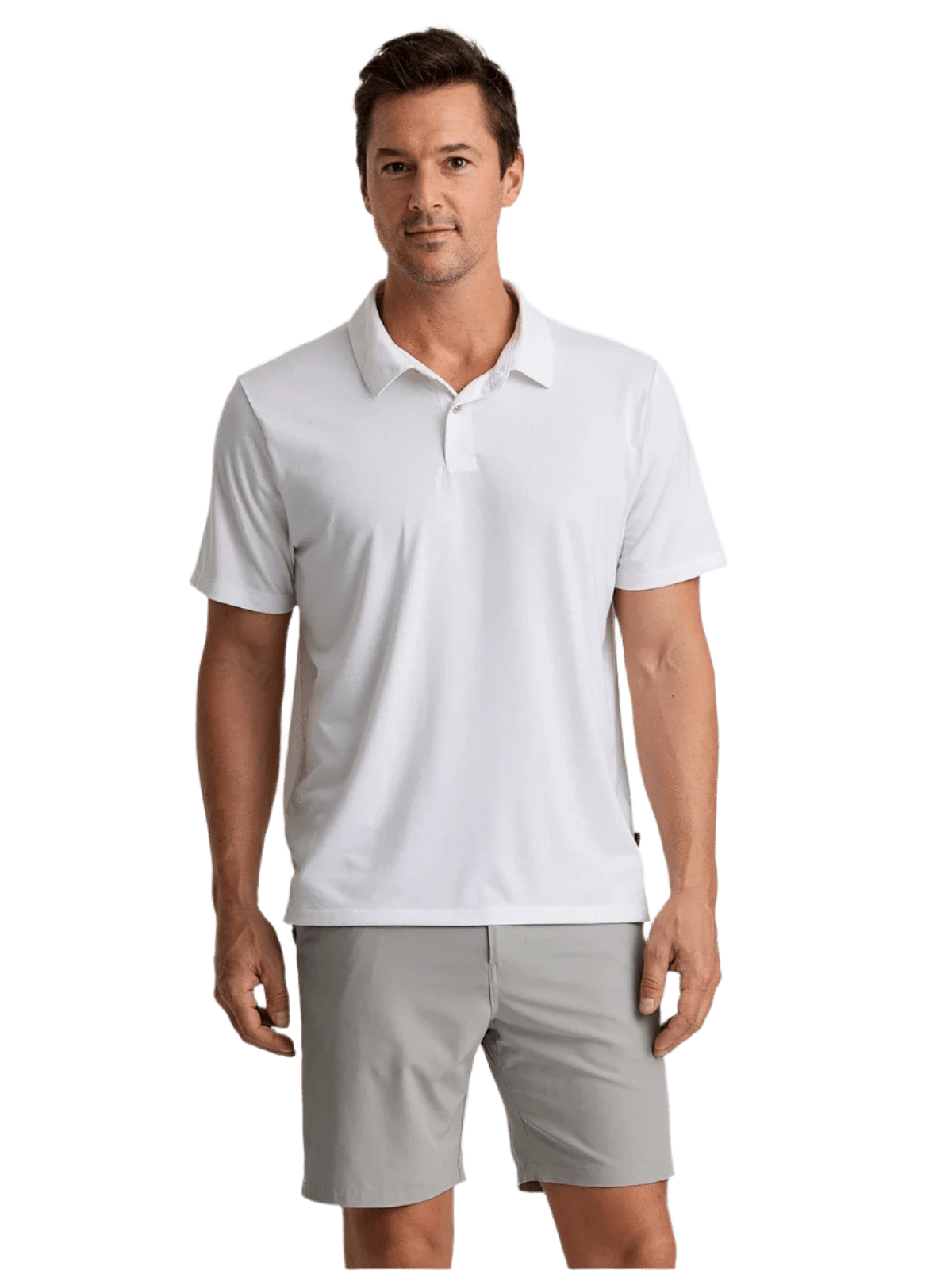 Free Fly Polos S / Bright White Free Fly - Men's Elevate Polo