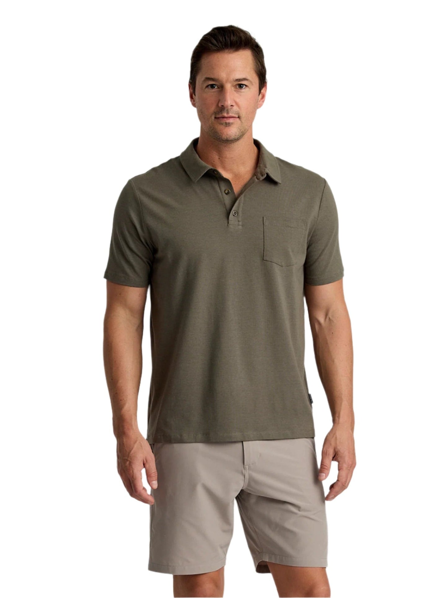 Free Fly Polos S / Fatigue Free Fly - Men's Bamboo Current Polo