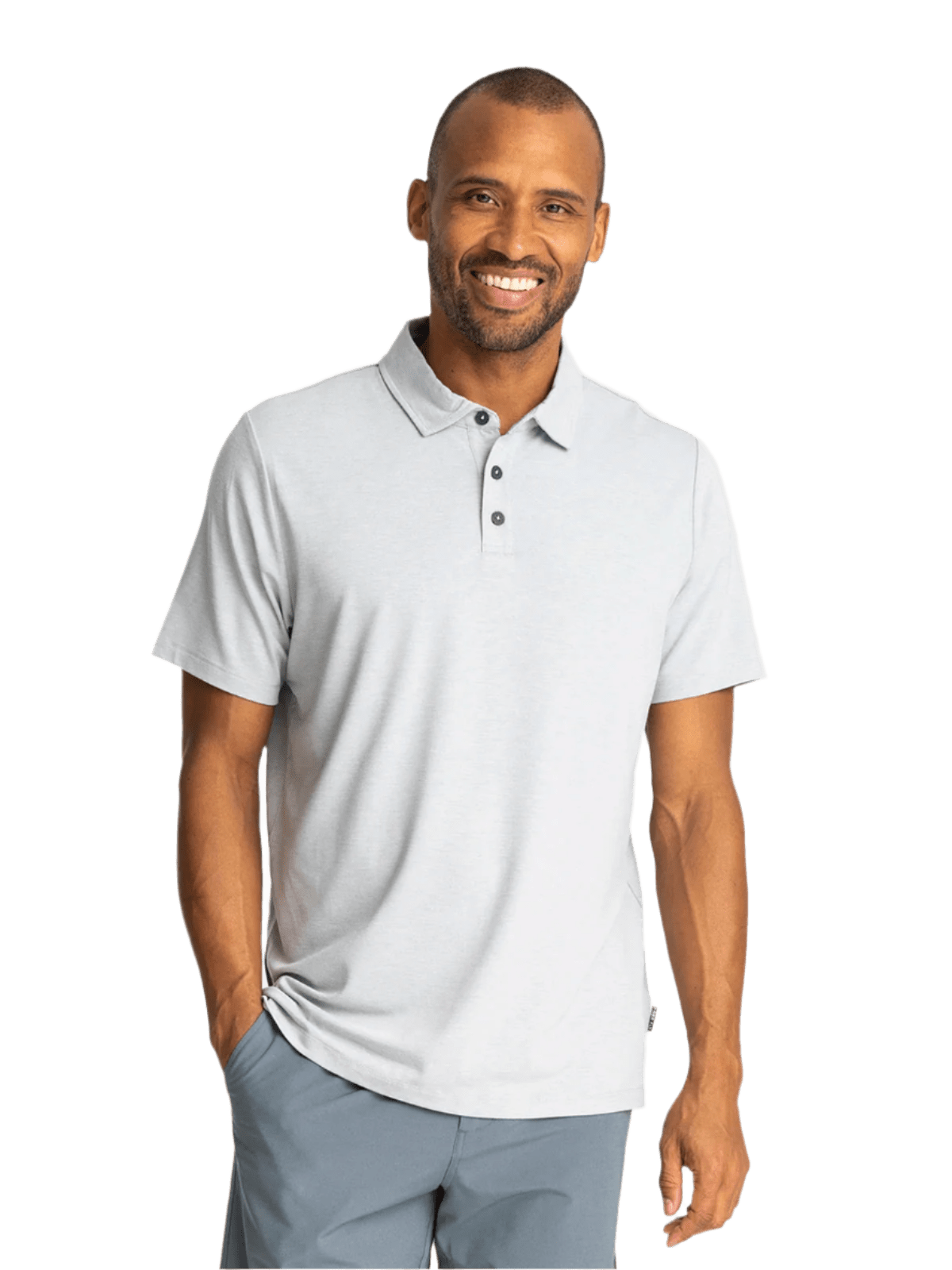 Free Fly Polos S / Heather Aspen Grey Free Fly - Men's Bamboo Flex Polo II
