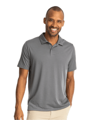 Free Fly Polos S / Smoke Free Fly - Men's Elevate Polo