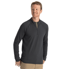 Free Fly Sweatshirts S / Black Sand Free Fly - Men's Bamboo Flex Quarter-Zip