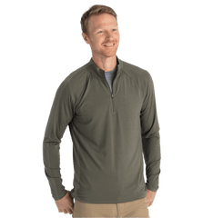 Free Fly Sweatshirts S / Fatigue Free Fly - Men's Bamboo Flex Quarter-Zip