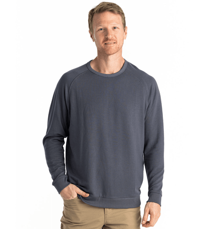 Free Fly Sweatshirts S / Storm Cloud Free Fly - Men's Bamboo Lightweight Fleece Crew