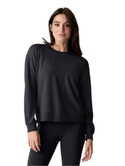 Free Fly Sweatshirts XS / Heather Black Free Fly - Women's Bamboo Lightweight Fleece Crew