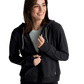 Free Fly Sweatshirts XS / Heather Black Free Fly - Women's Bamboo Lightweight Fleece Zip Hoodie