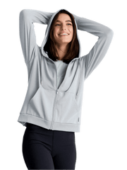 Free Fly Sweatshirts XS / Light Heather Grey Free Fly - Women's Bamboo Lightweight Fleece Zip Hoodie