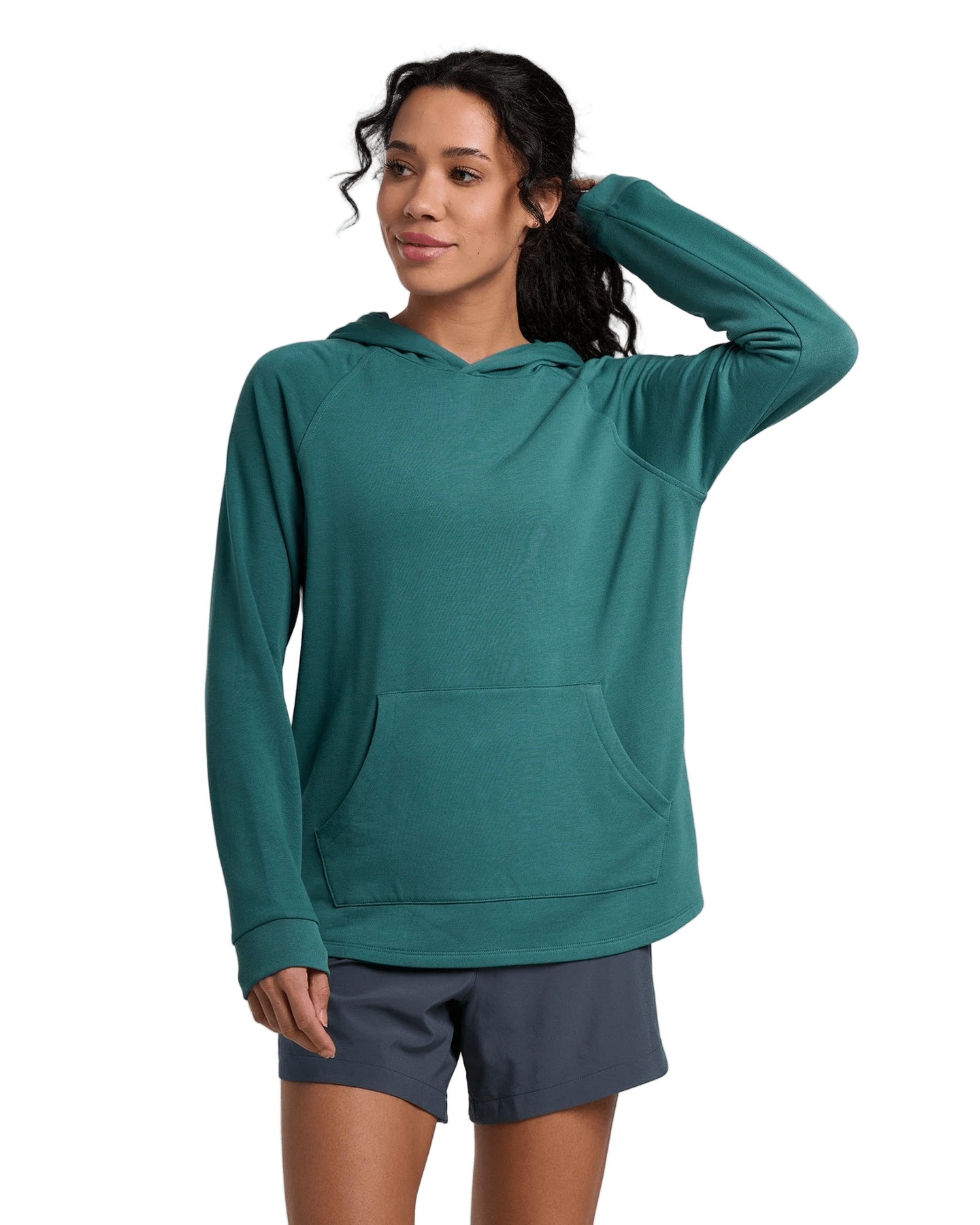 Free Fly Sweatshirts XS / Sea Pine Free Fly - Women's Bamboo Lightweight Fleece Hoodie