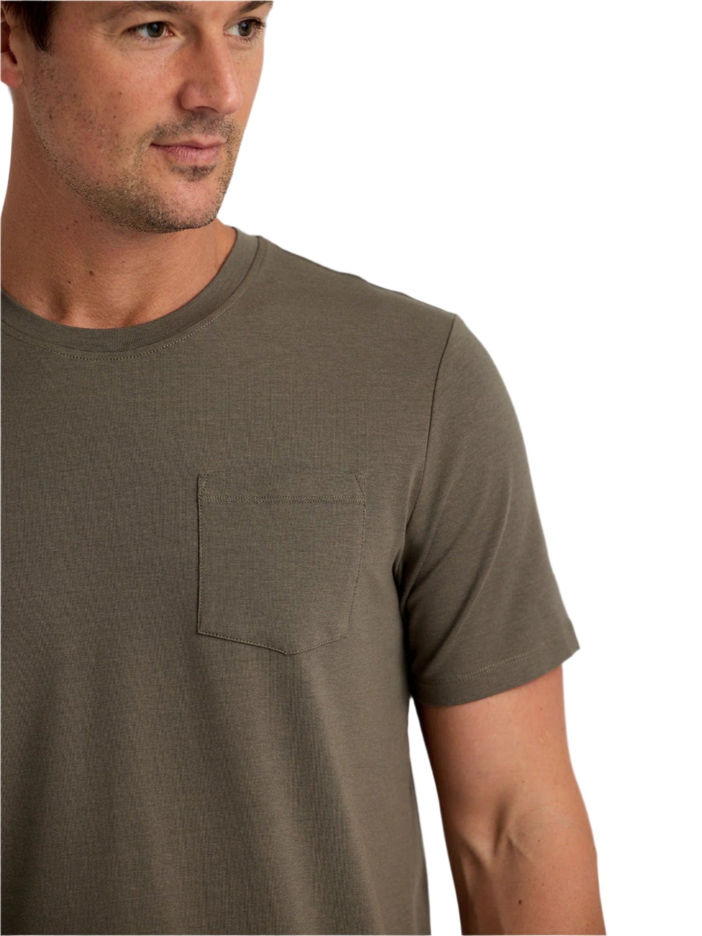 Free Fly T-Shirts Free Fly - Men's Bamboo Current Pocket Tee