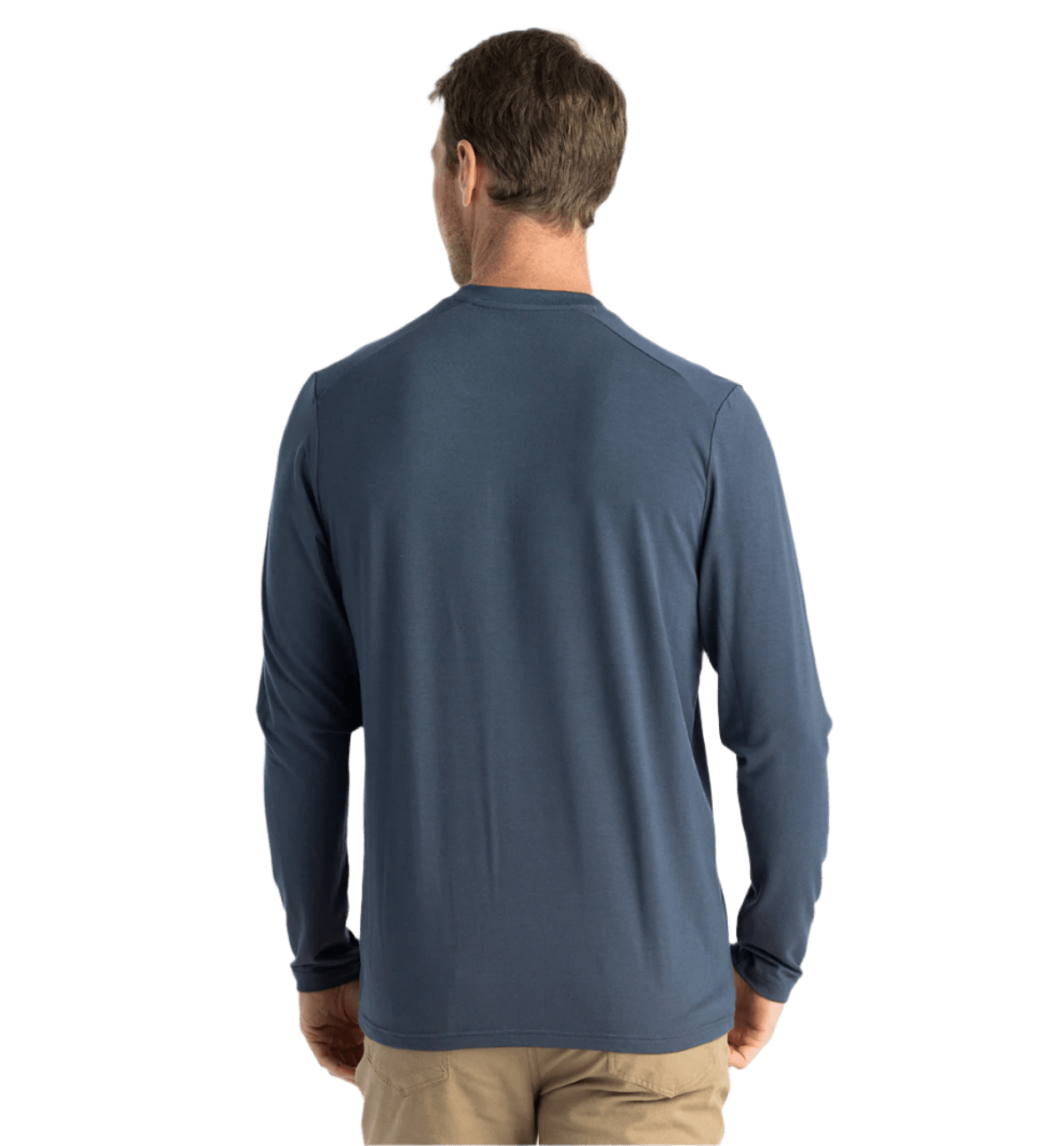 Free Fly T-shirts Free Fly - Men's Bamboo Flex Long Sleeve Henley