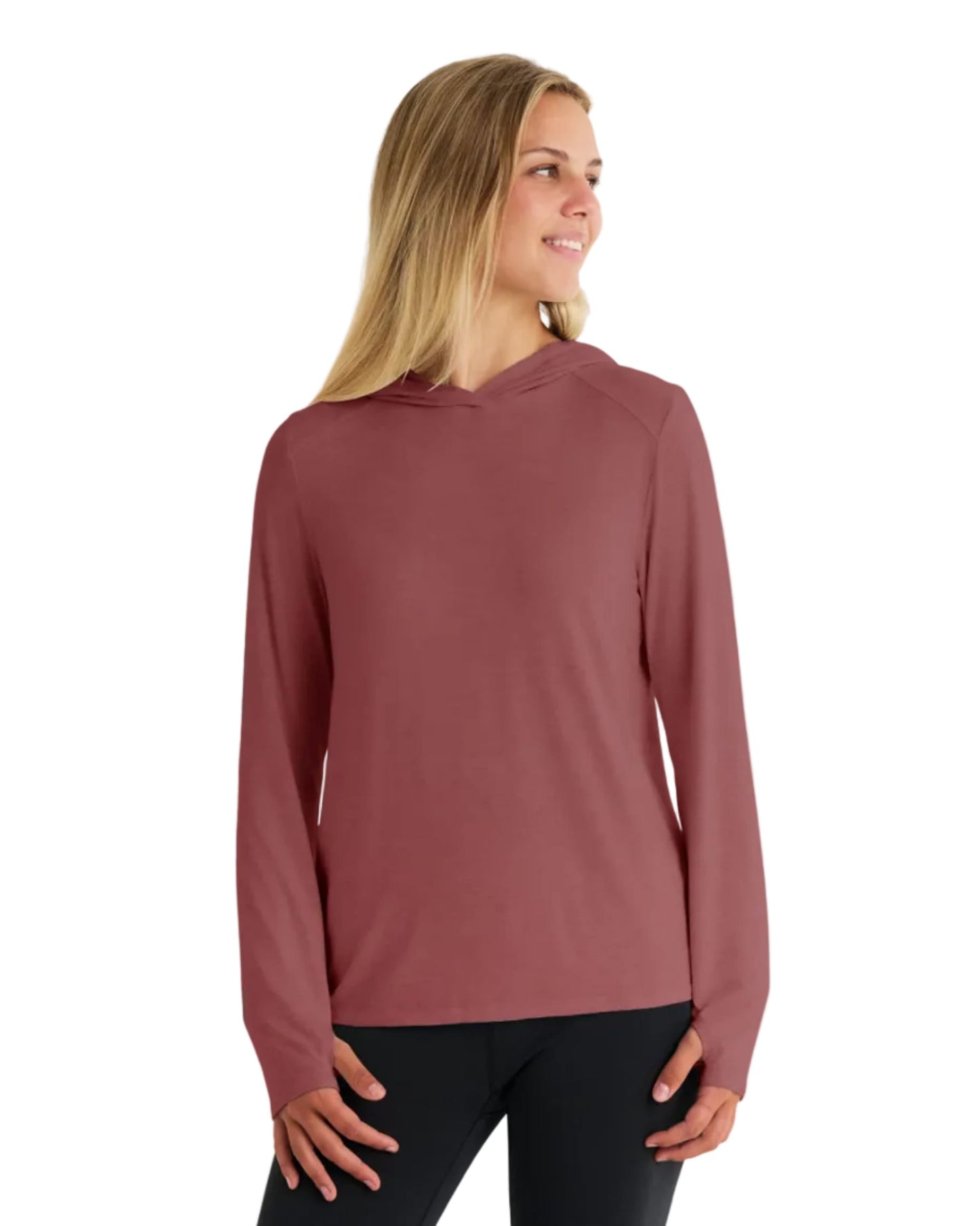 Free Fly T-Shirts Plum / XS Free Fly - Women's Bamboo Shade Hoodie II